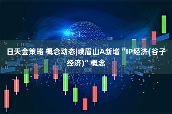 日天金策略 概念动态|峨眉山A新增“IP经济(谷子经济)”概念