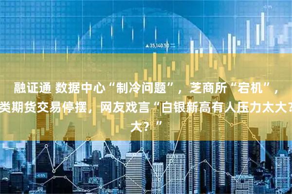 融证通 数据中心“制冷问题”,芝商所“宕机”,各类期货交易停摆,网友戏言“白银新高有人压力太大?”